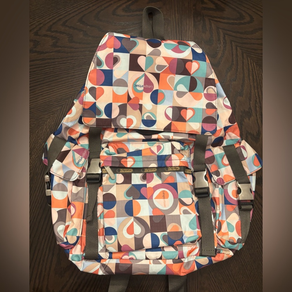 Lesportsac Drawstring Backpack Voyager - image 1